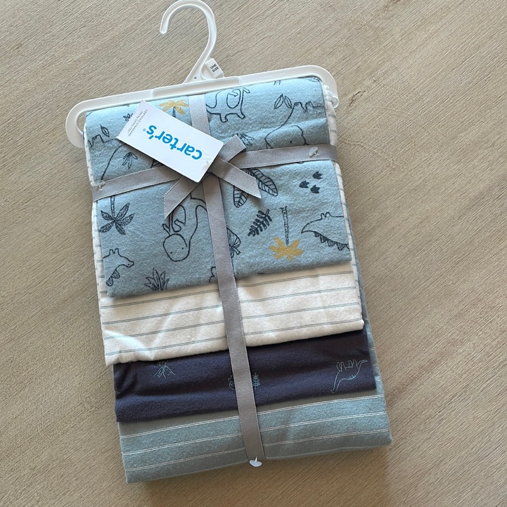 Carter’s Dino baby blankets